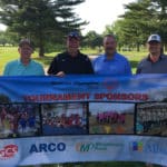 Special Olympics golf tournament banner