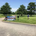 Special Olympics tournament outside